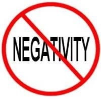 Say “No” to Negativity